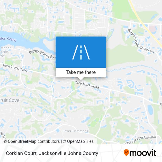Corklan Court map