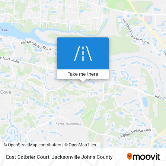 East Catbrier Court map