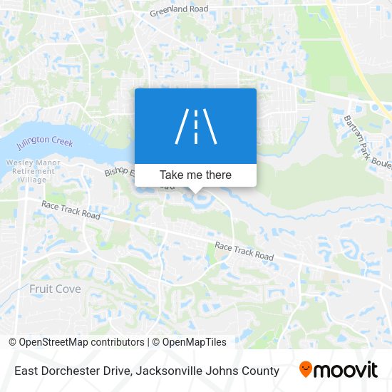 Mapa de East Dorchester Drive