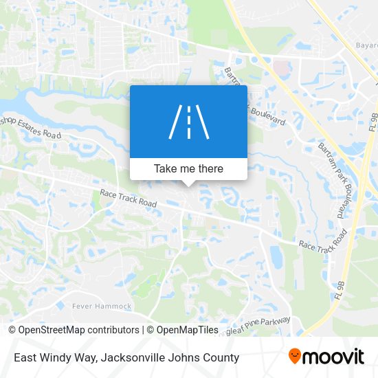 East Windy Way map