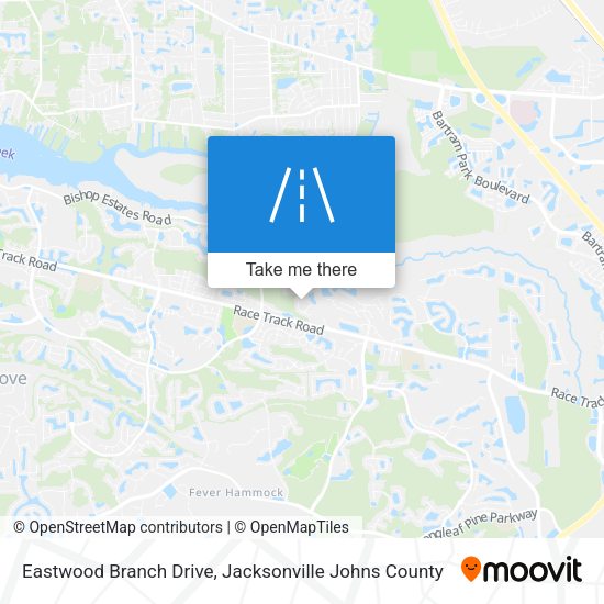 Eastwood Branch Drive map