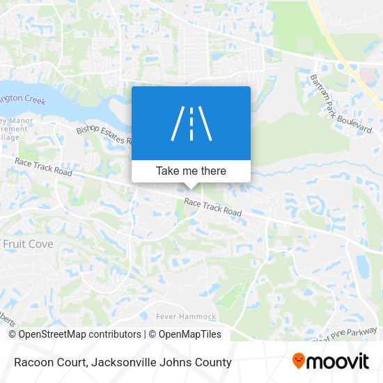 Mapa de Racoon Court