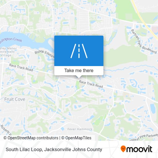 South Lilac Loop map