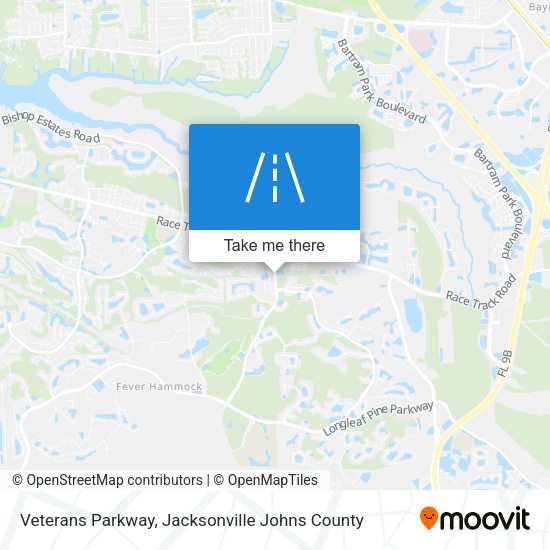 Mapa de Veterans Parkway
