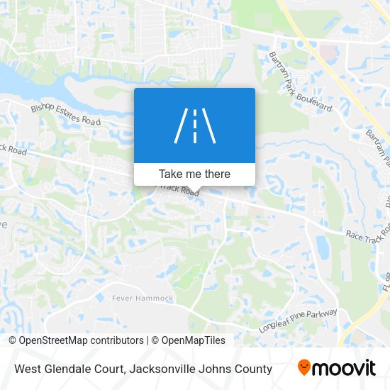 West Glendale Court map