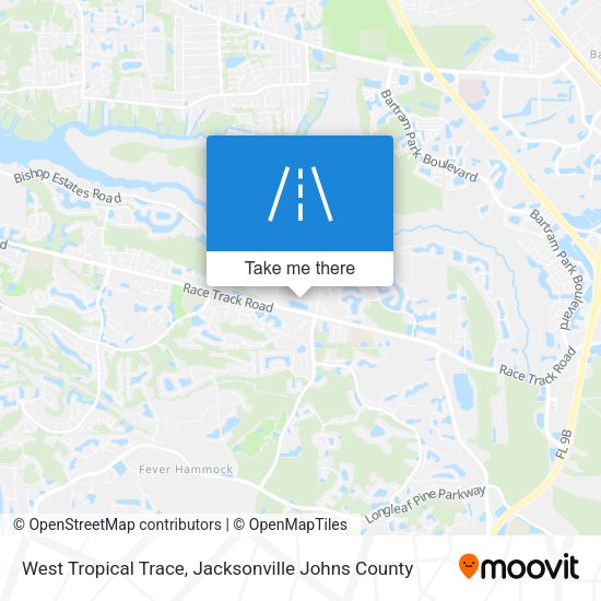 Mapa de West Tropical Trace