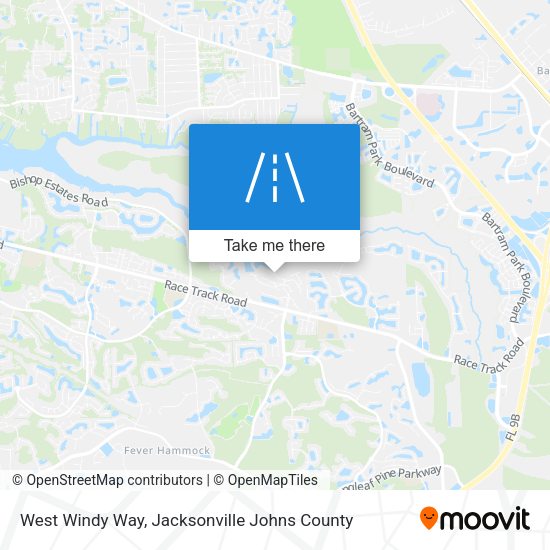 Mapa de West Windy Way