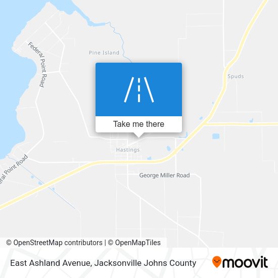 East Ashland Avenue map