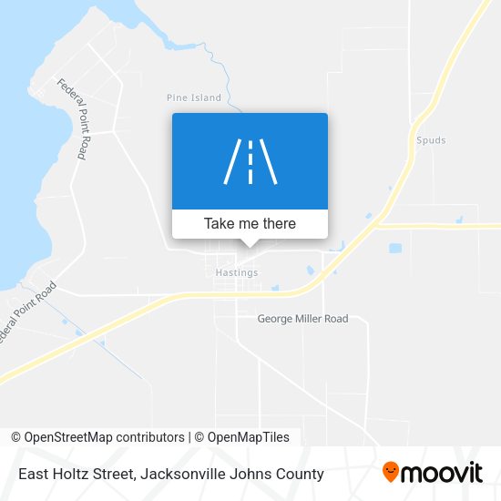 East Holtz Street map