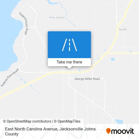 Mapa de East North Carolina Avenue