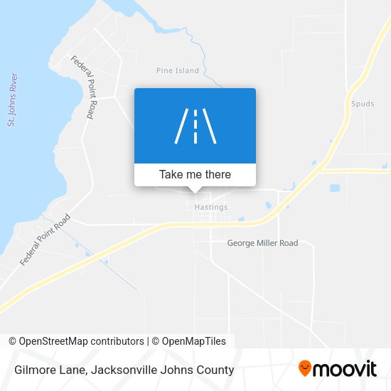 Mapa de Gilmore Lane