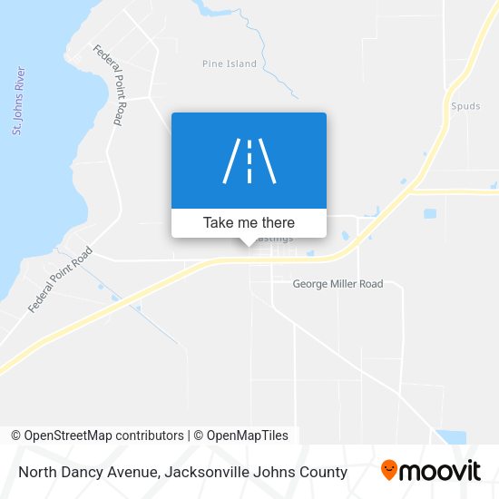 North Dancy Avenue map