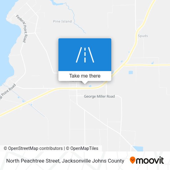 North Peachtree Street map