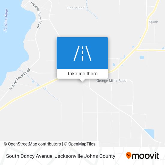 South Dancy Avenue map