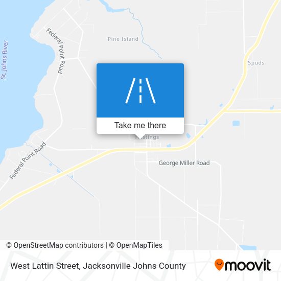 West Lattin Street map