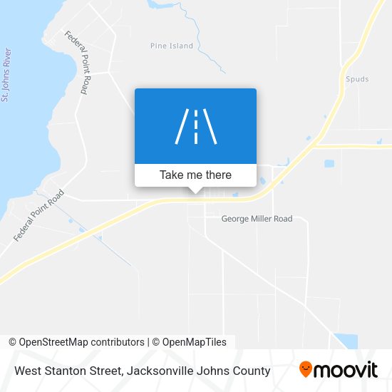 West Stanton Street map