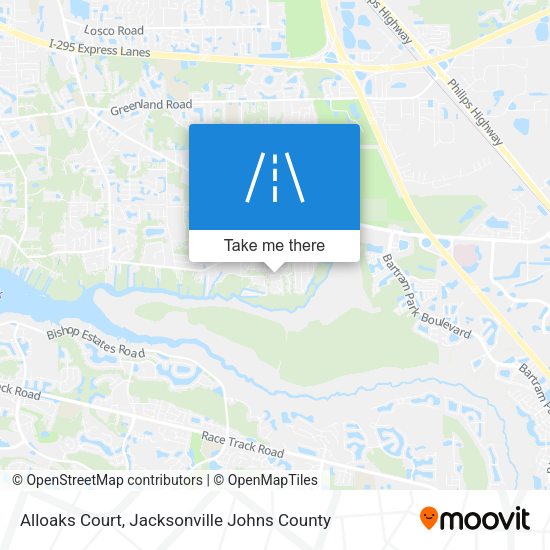Alloaks Court map