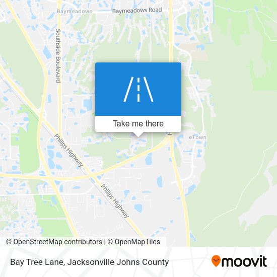 Bay Tree Lane map