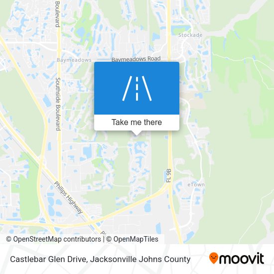 Castlebar Glen Drive map