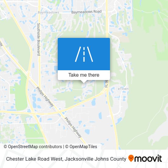 Mapa de Chester Lake Road West