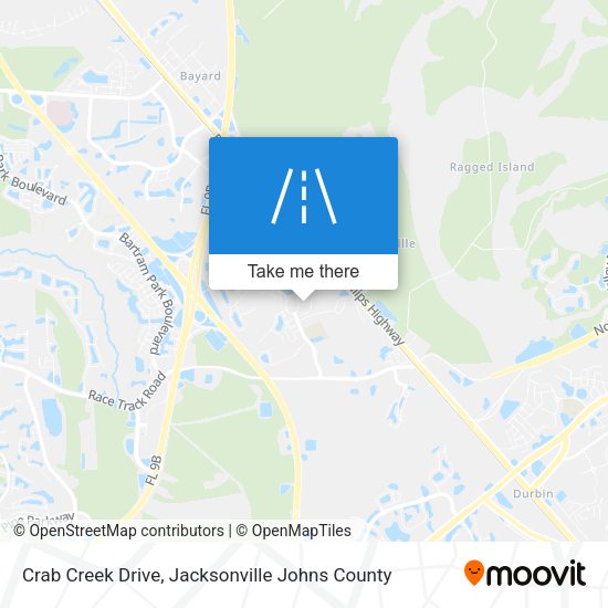 Crab Creek Drive map