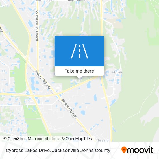 Mapa de Cypress Lakes Drive
