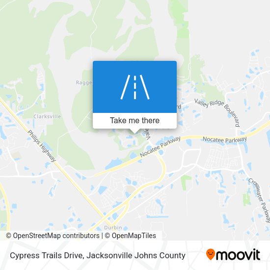 Cypress Trails Drive map