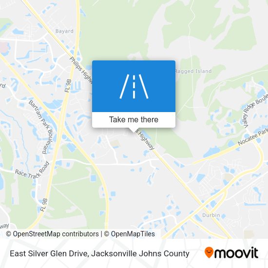Mapa de East Silver Glen Drive