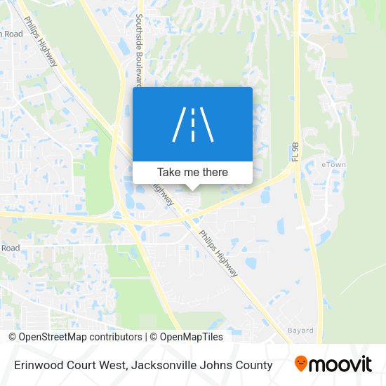 Erinwood Court West map