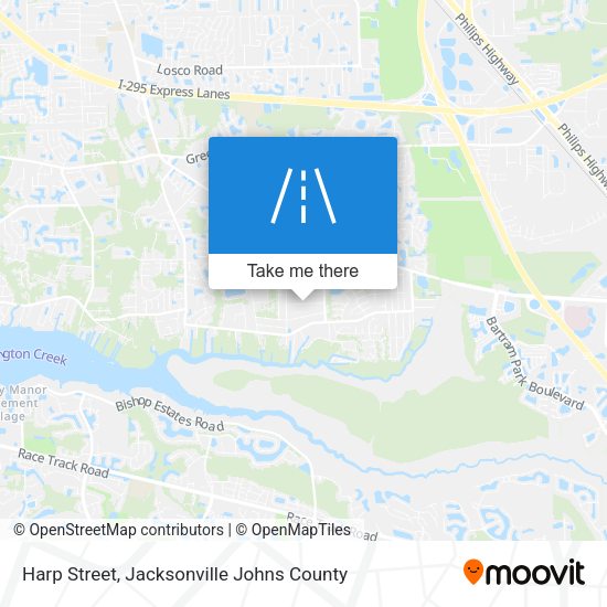 Harp Street map