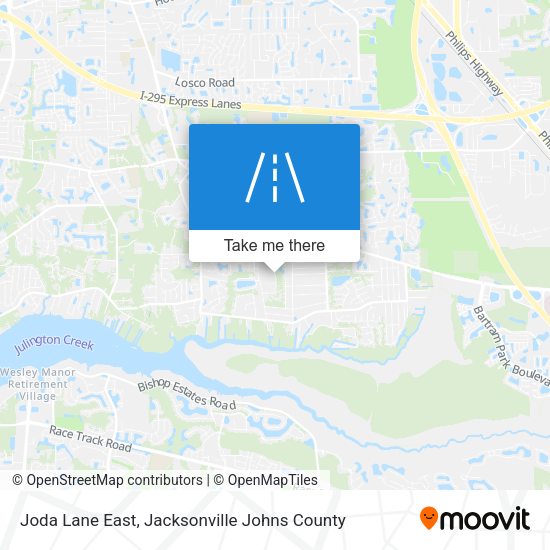 Mapa de Joda Lane East