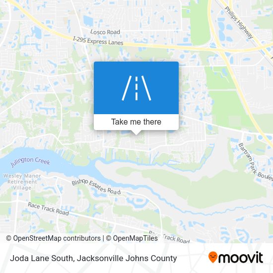 Mapa de Joda Lane South