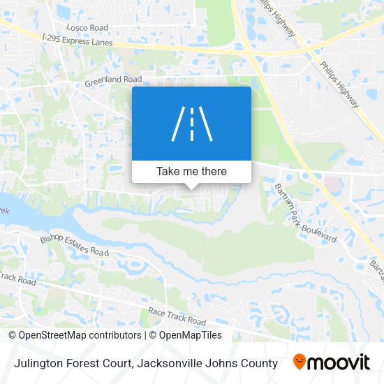 Julington Forest Court map