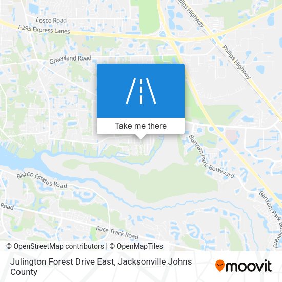 Julington Forest Drive East map