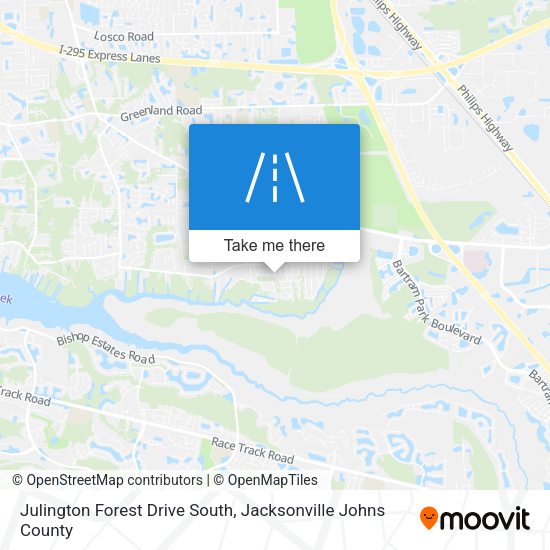 Julington Forest Drive South map