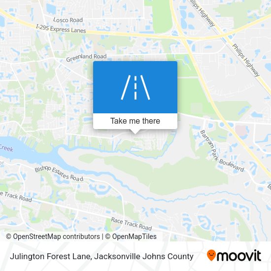 Julington Forest Lane map