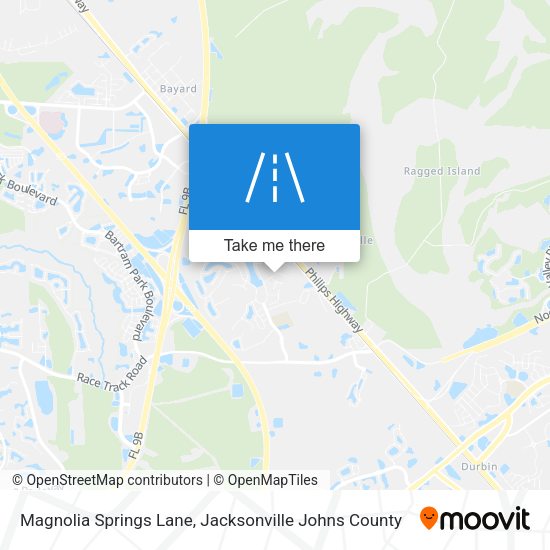 Magnolia Springs Lane map