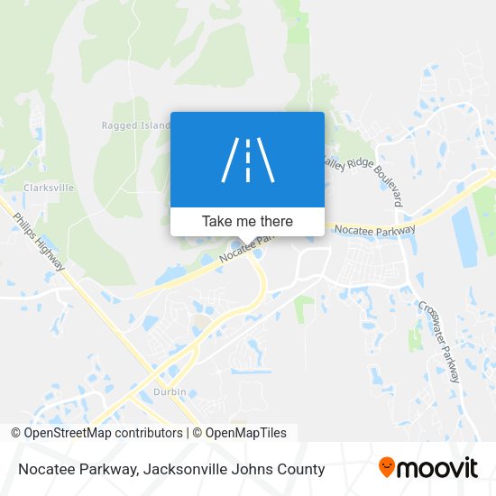 Nocatee Parkway map