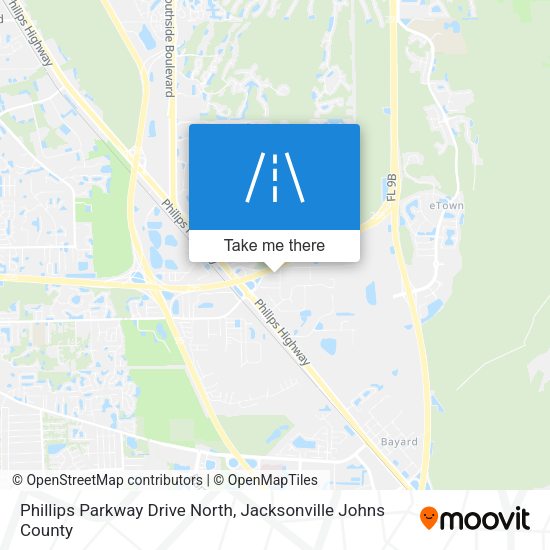 Phillips Parkway Drive North map