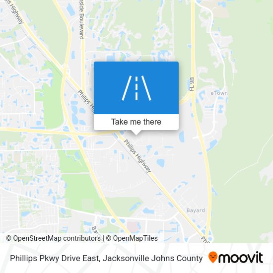 Mapa de Phillips Pkwy Drive East