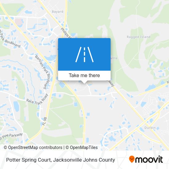 Potter Spring Court map