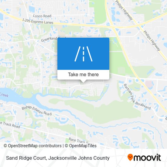 Mapa de Sand Ridge Court