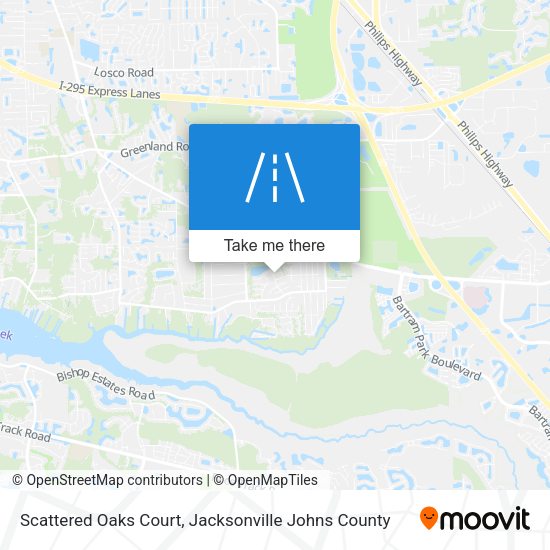 Mapa de Scattered Oaks Court