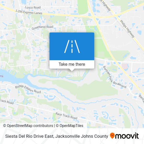 Mapa de Siesta Del Rio Drive East