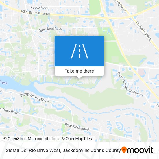 Mapa de Siesta Del Rio Drive West