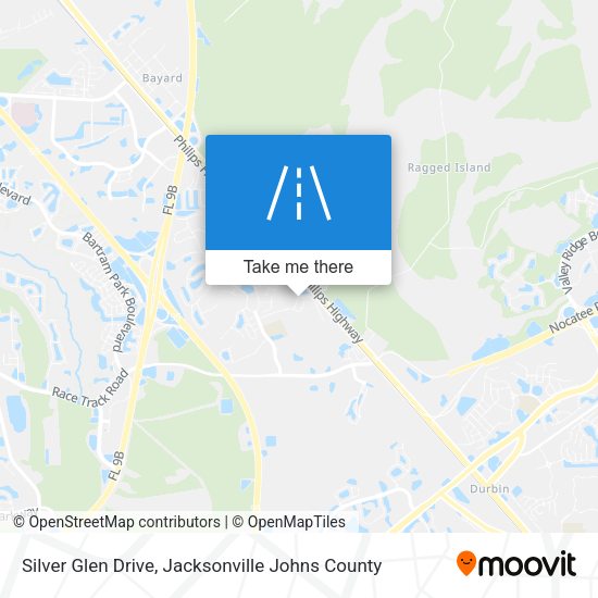Silver Glen Drive map
