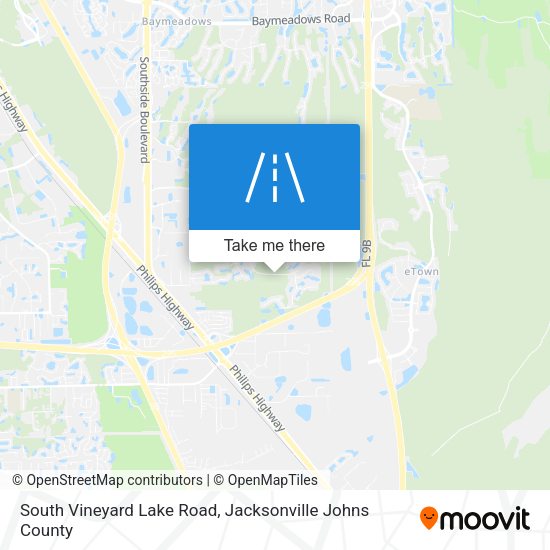 Mapa de South Vineyard Lake Road