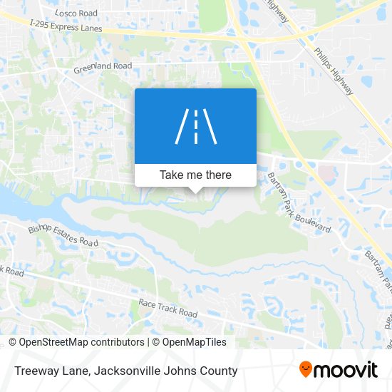 Treeway Lane map