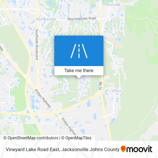 Vineyard Lake Road East map