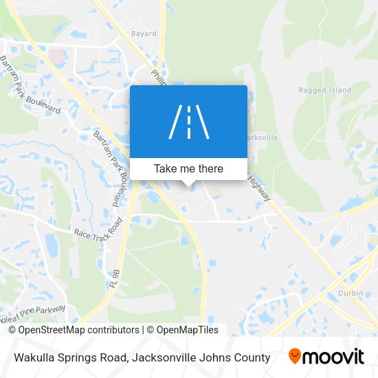Mapa de Wakulla Springs Road